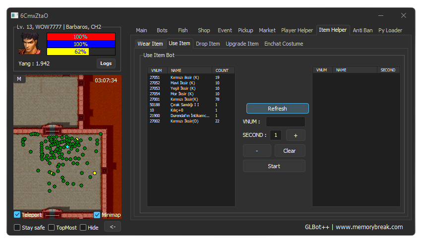 Item Helper (Use)