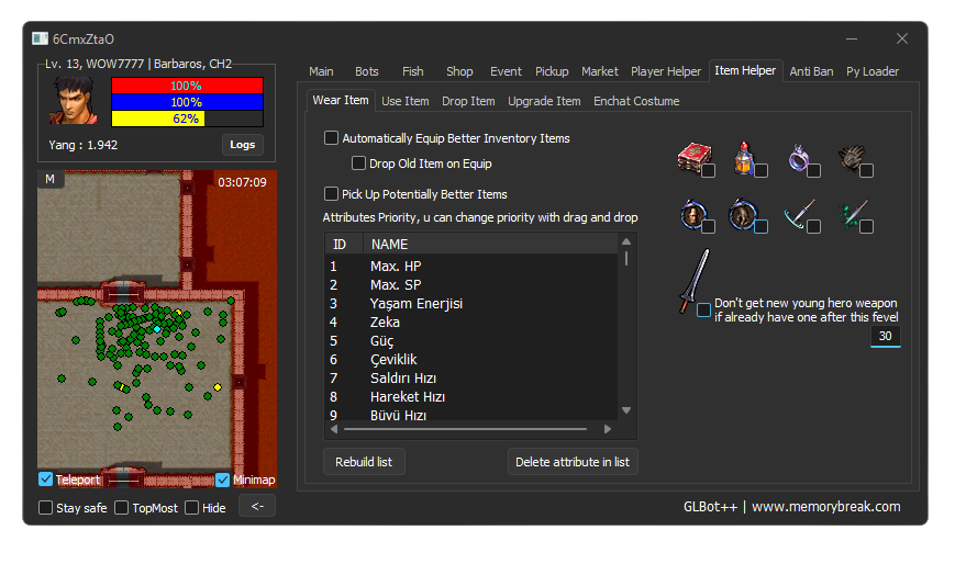 Item Helper (Wear)
